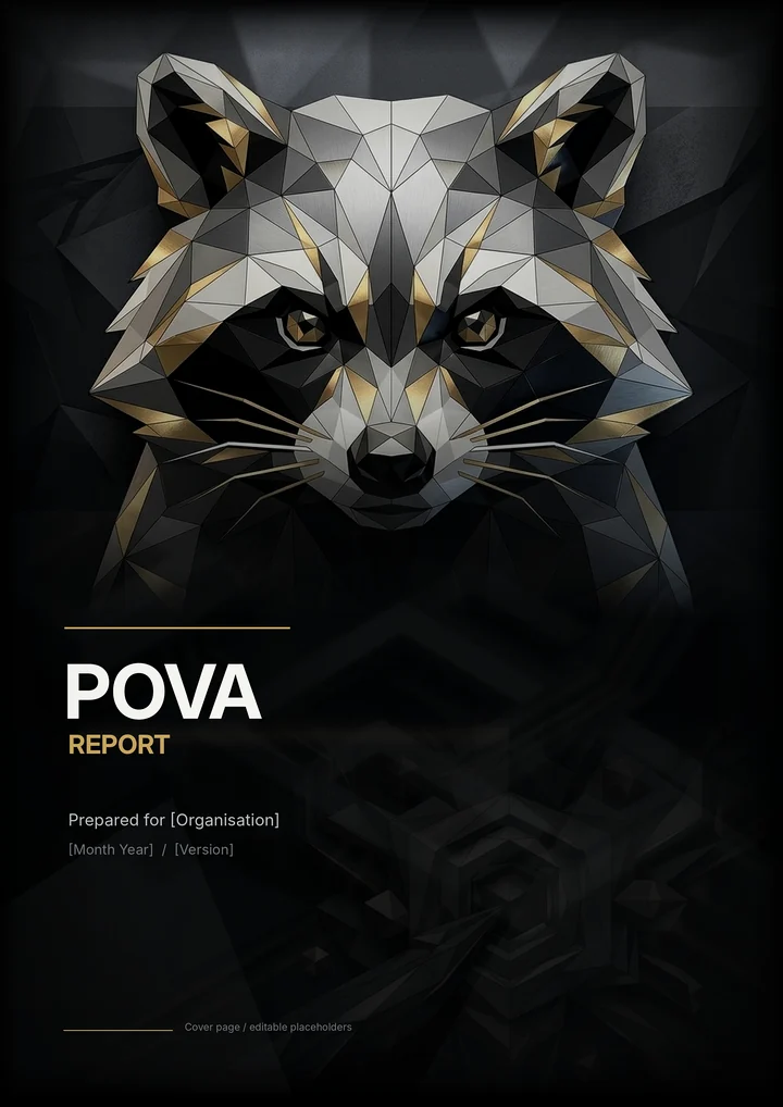 POVA report cover preview