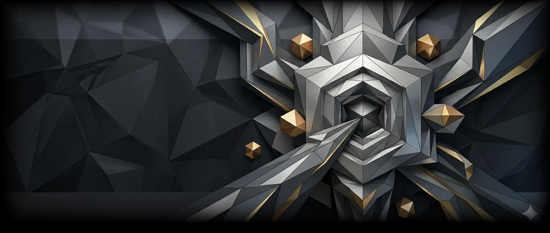 Abstract geometric system core representing audit analysis